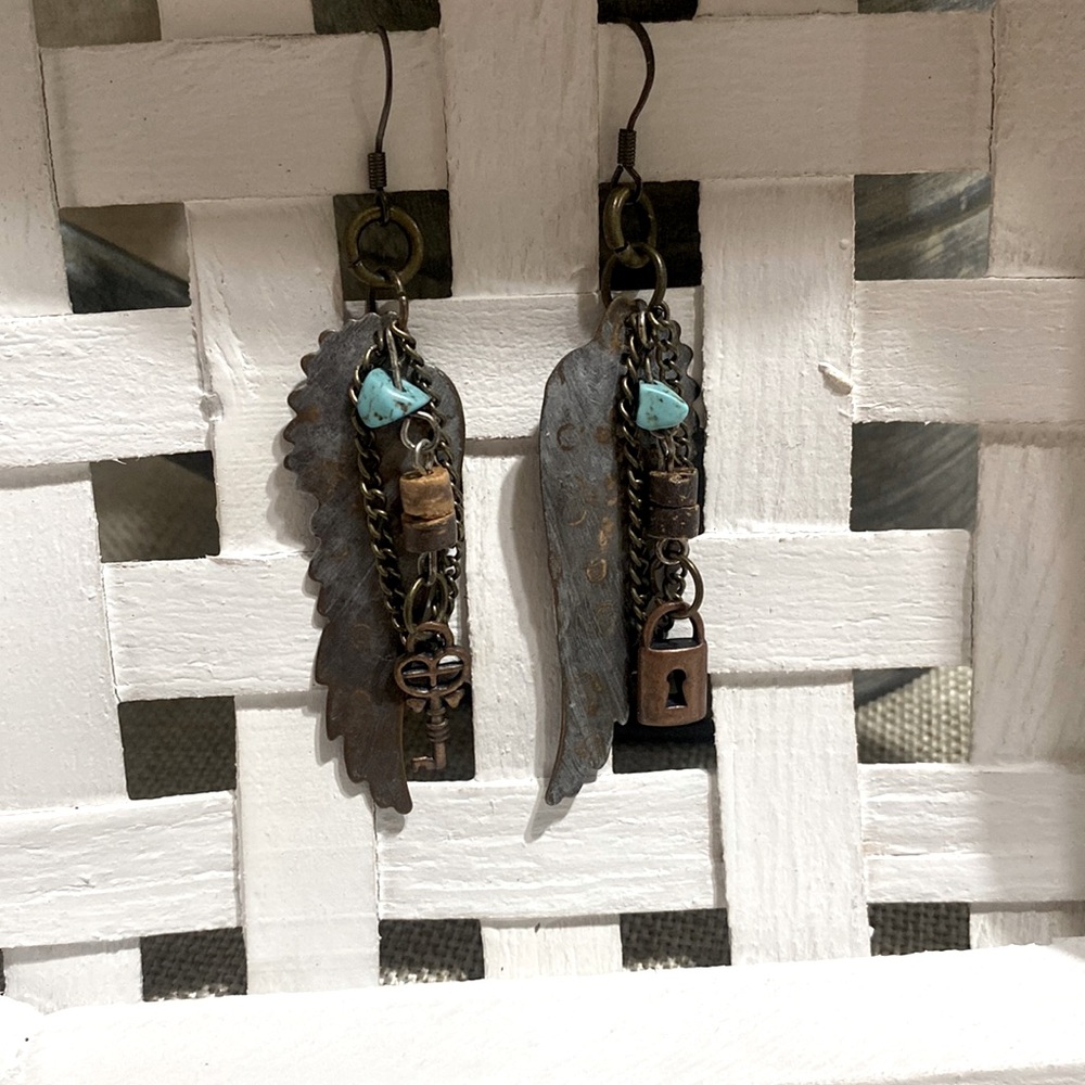 Handmade Angel Wing Earrings